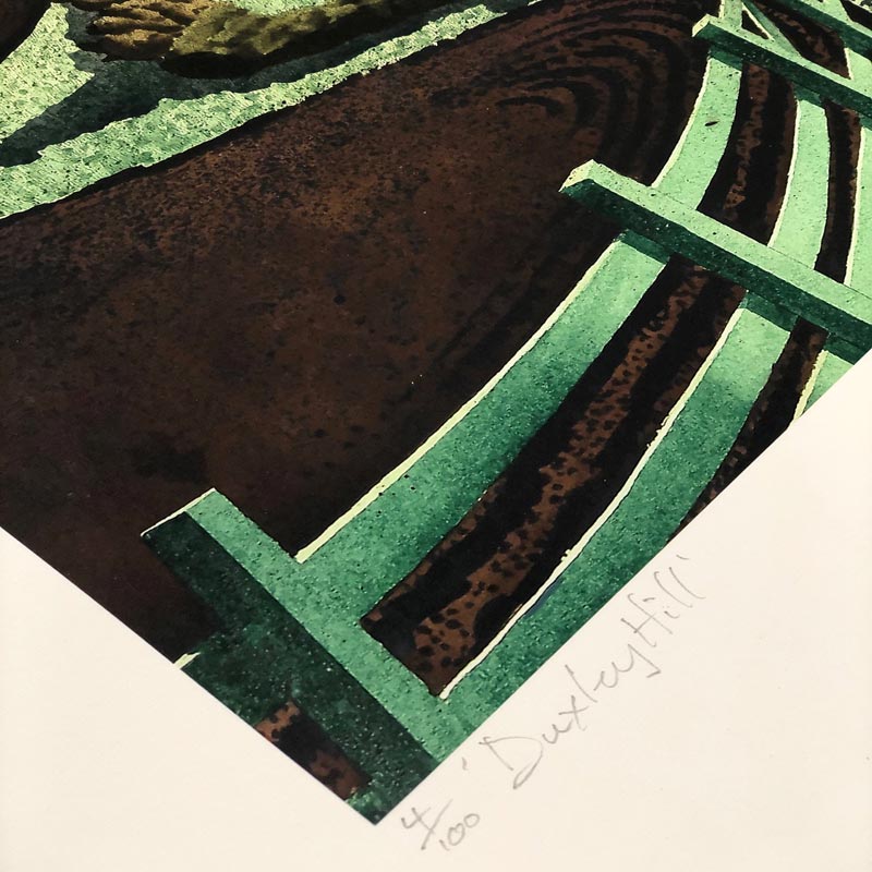 Duxley Hill - Signed Limited Edition Print by Simon Palmer