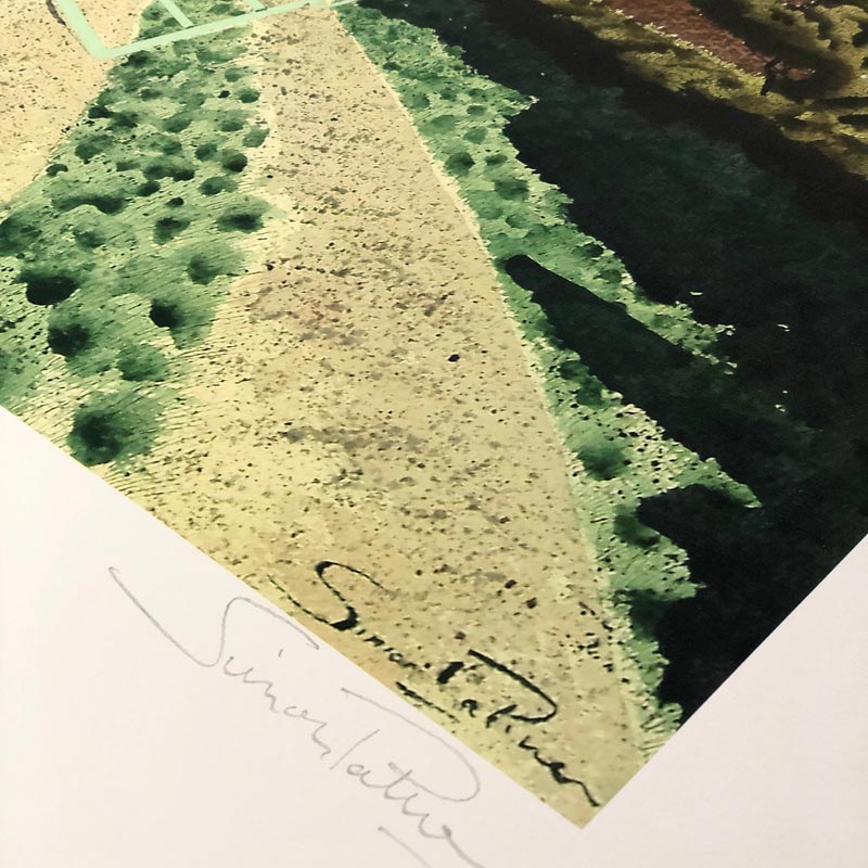 Duxley Hill - Signed Limited Edition Print by Simon Palmer