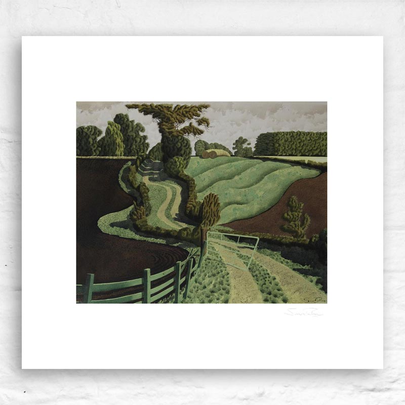 Duxley Hill - Signed Limited Edition Print by Simon Palmer