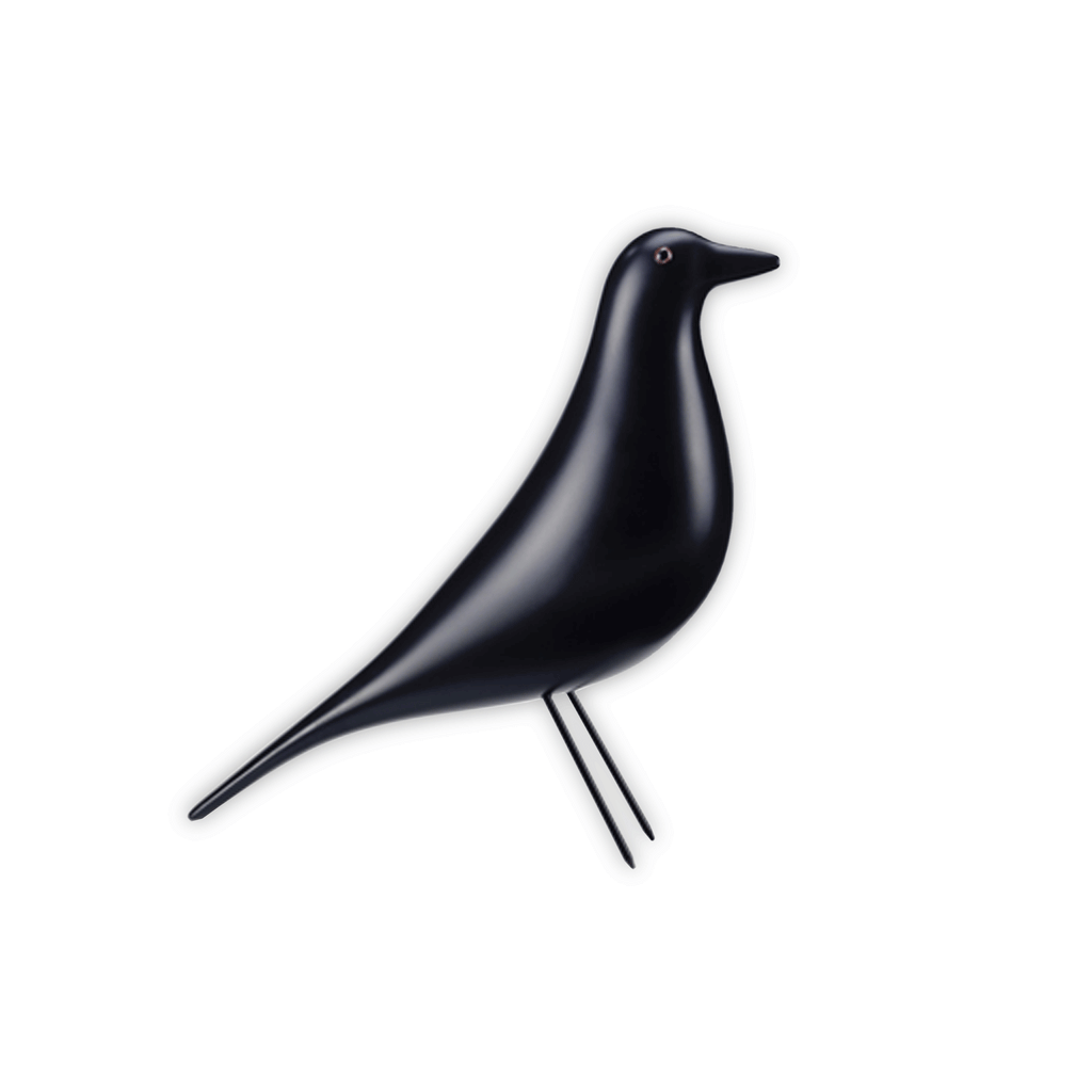 Eames House Bird (Black) des Charles & Ray Eames