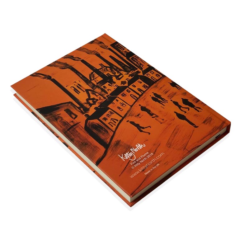 Fire and Flume notebook by Kitty North