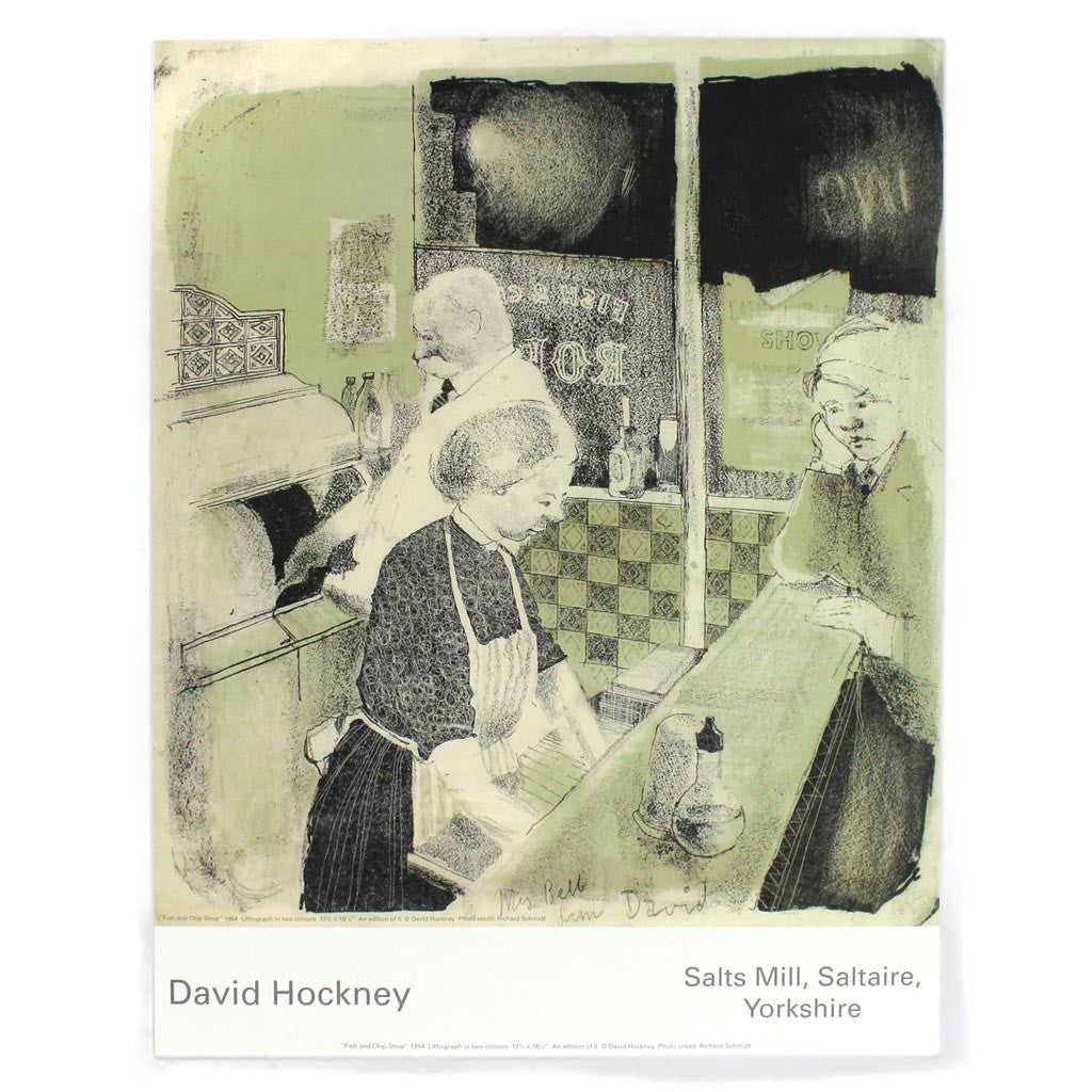 Fish & Chip Shop (1953) Poster by David Hockney