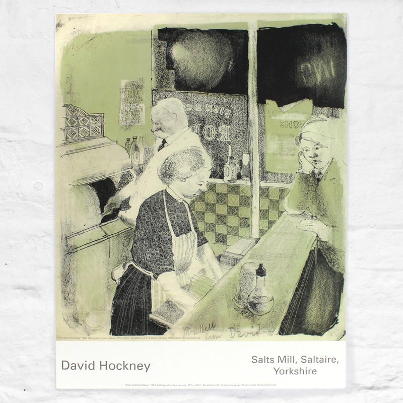 Fish & Chip Shop (1953) Poster by David Hockney
