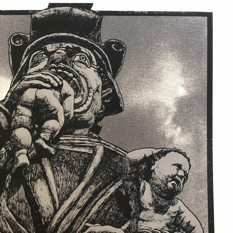 Foo Fighters, Bern poster by Tommy Davidson-Hawley - hand pulled 4 colour screenprint, artist's proof.