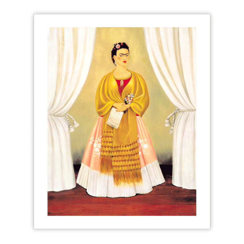 Self Portrait Dedicated to Leon Trotsky poster by Frida Kahlo