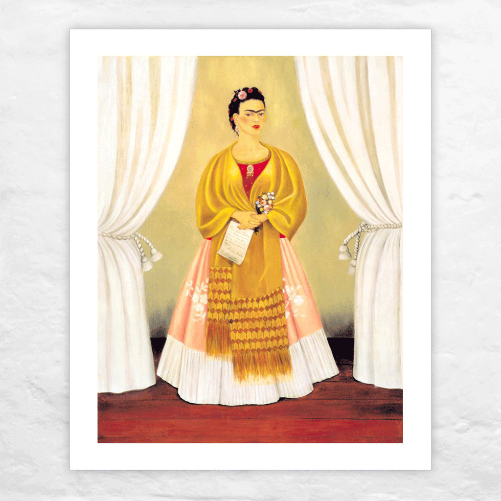 Self Portrait Dedicated to Leon Trotsky poster by Frida Kahlo