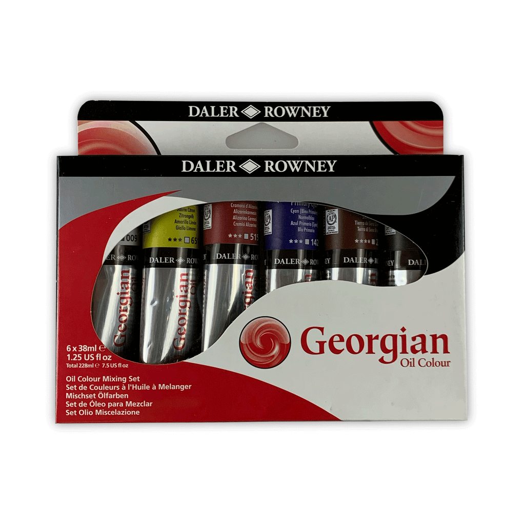 Georgian Oil Colour Mixing Set - 6 x 38 ml