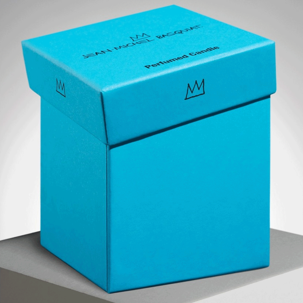 Jean-Michel Basquiat 'Gold Dragon' candle