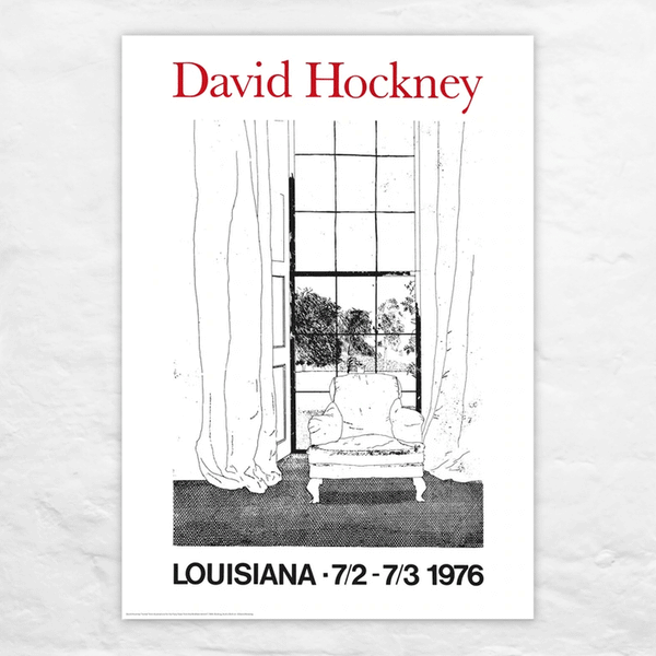 David Hockney  David Hockney Poster, Louisiana Museum for Moderne