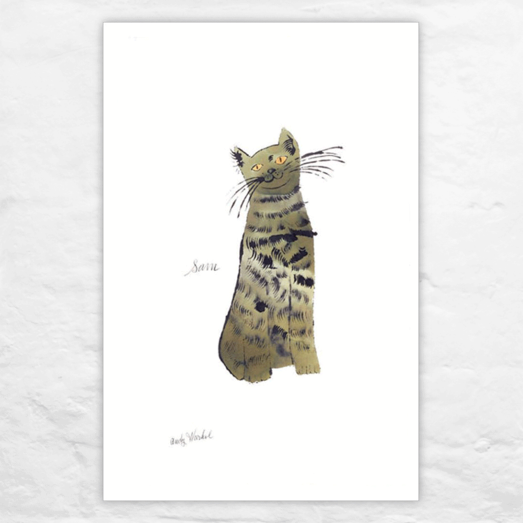 Green Sam c.1954 poster by Andy Warhol