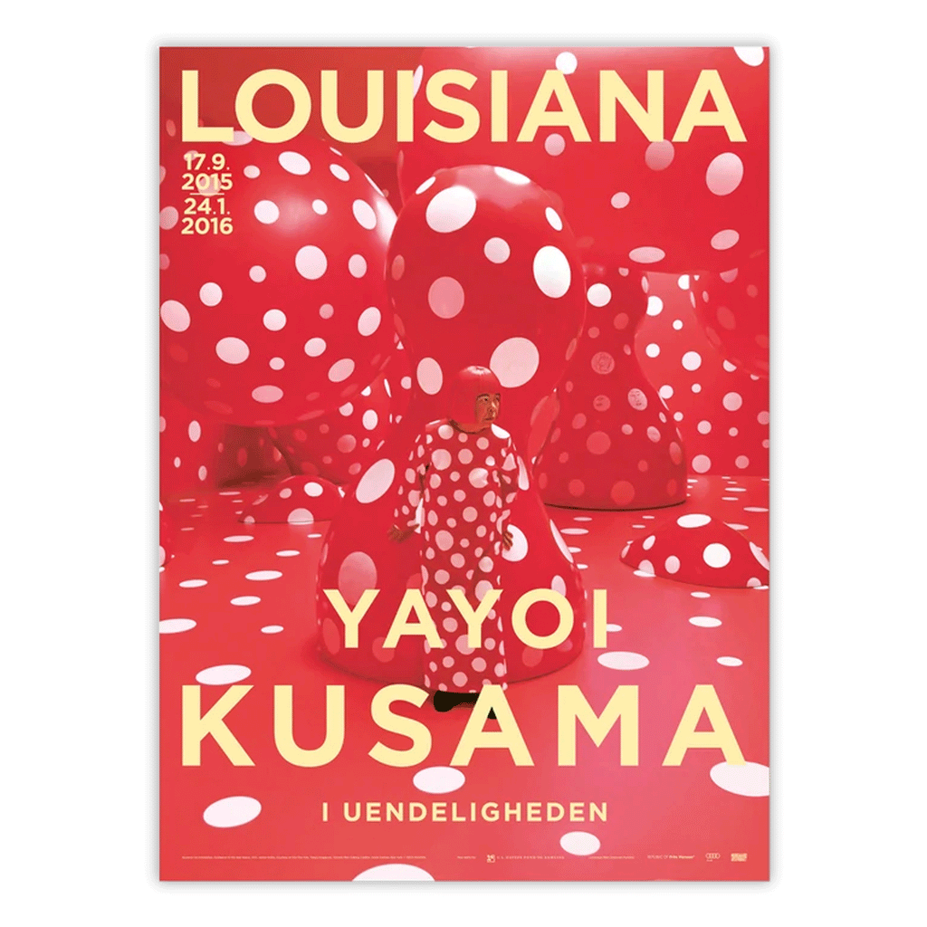 Guidepost to the New Space poster by Yayoi Kusama