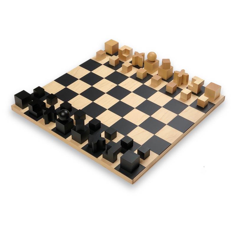 Bauhaus Chess Set by Josef Hartwig (1923)