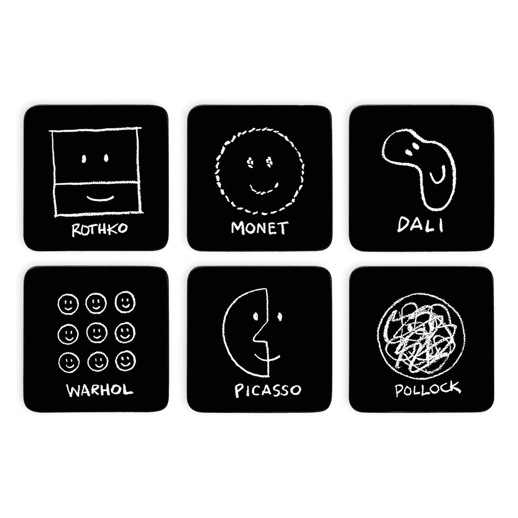 History of Art coasters by MoMA