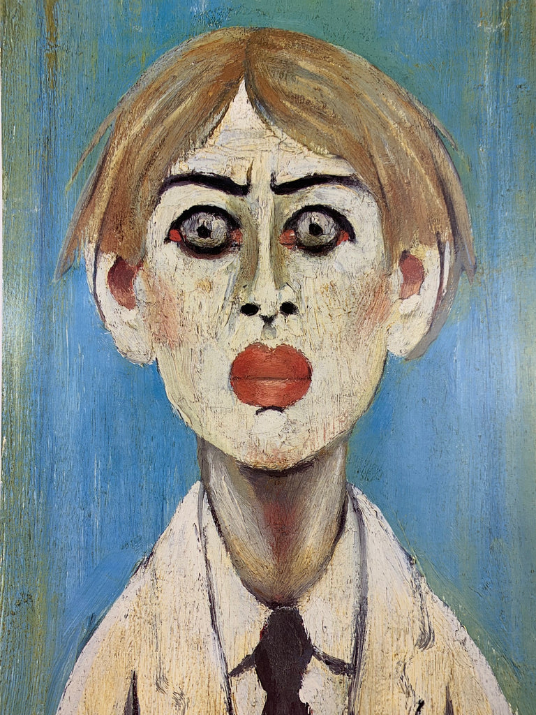 Portrait of a Young Man, 1955 by L.S Lowry - small poster