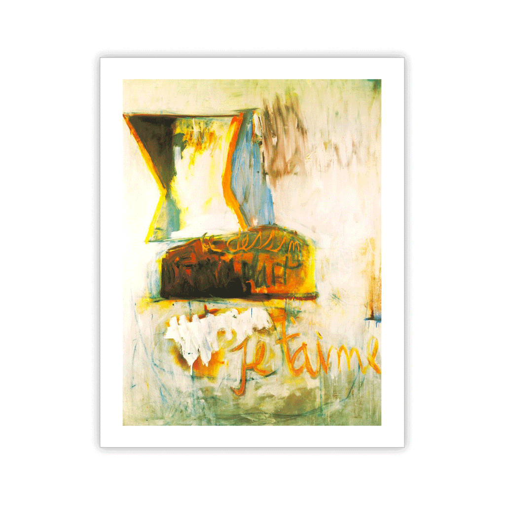 Je T'aime No. 3 with Loaf of Bread, 1955  poster by Robert Motherwell