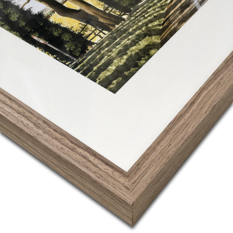 Junction Between Rural Lanes by Simon Palmer - small framed print