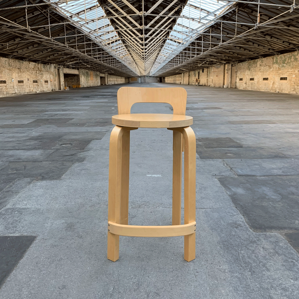 K65 High Chair des Alvar Aalto, 1935 (made by Artek)