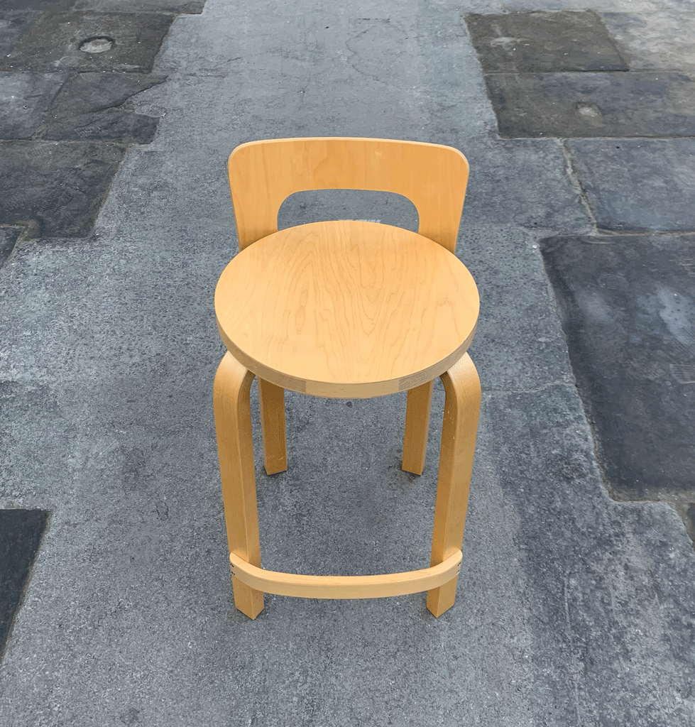 K65 High Chair des Alvar Aalto, 1935 (made by Artek)