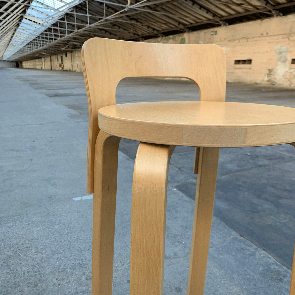 K65 High Chair des Alvar Aalto, 1935 (made by Artek)