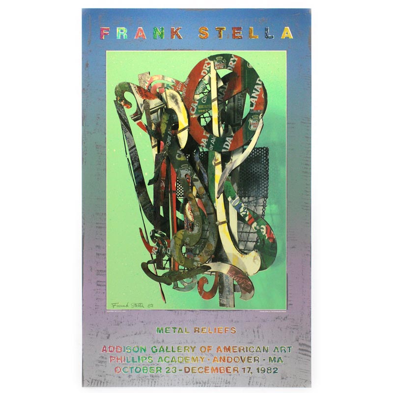 Katsura 1977: signed poster by Frank Stella (Addison Gallery, 1981)