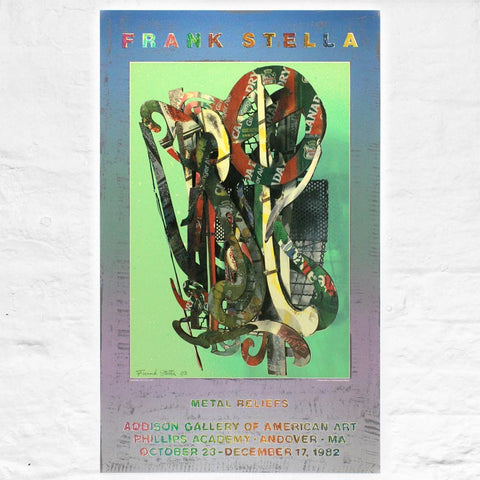Katsura 1977: signed poster by Frank Stella (Addison Gallery, 1981)