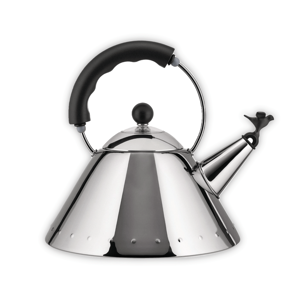 Kettle 9093 - black - des. Michael Graves, 1985 (made by Alessi)