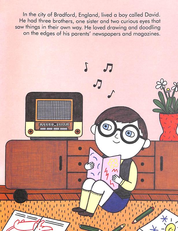 David Hockney - Little People Big Dreams by Maria Isabel Sánchez Vegara