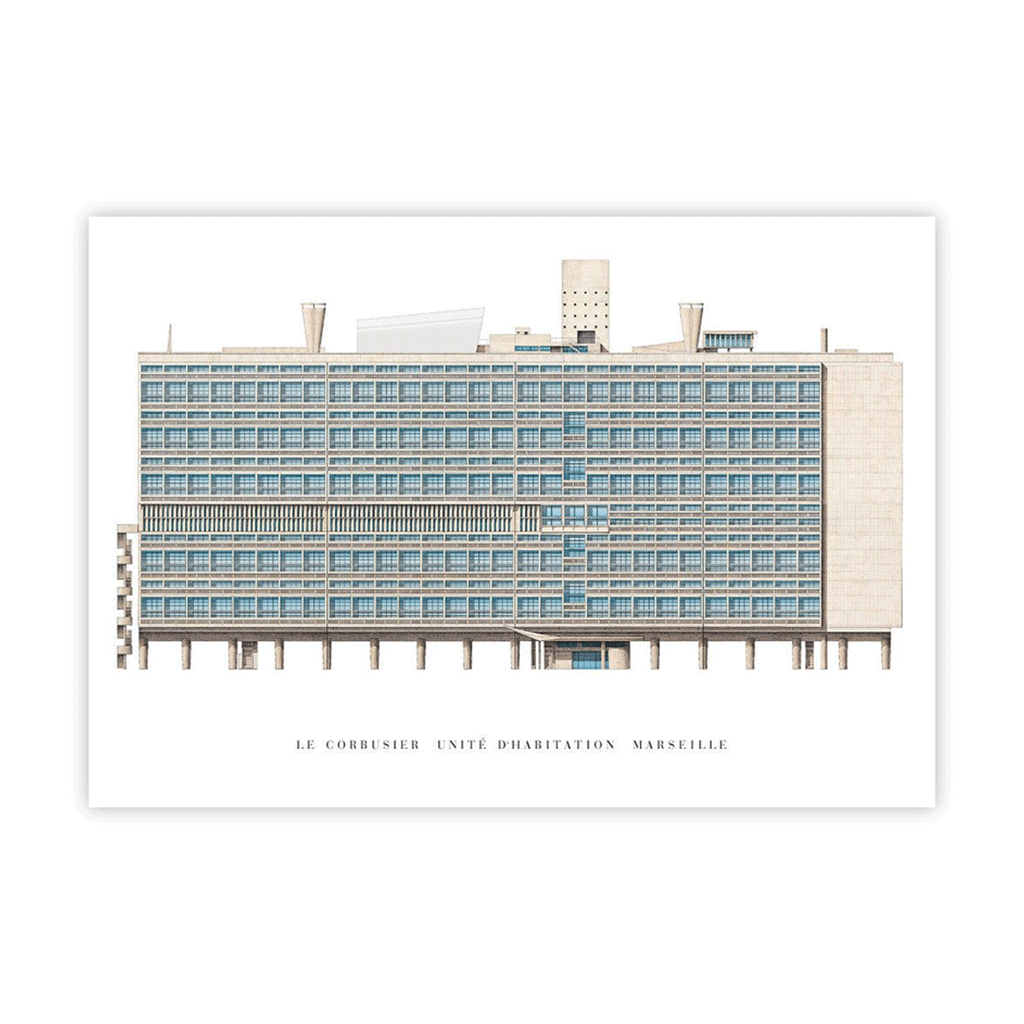 Le Corbusier: L'Unité d’Habitation, Marseille poster