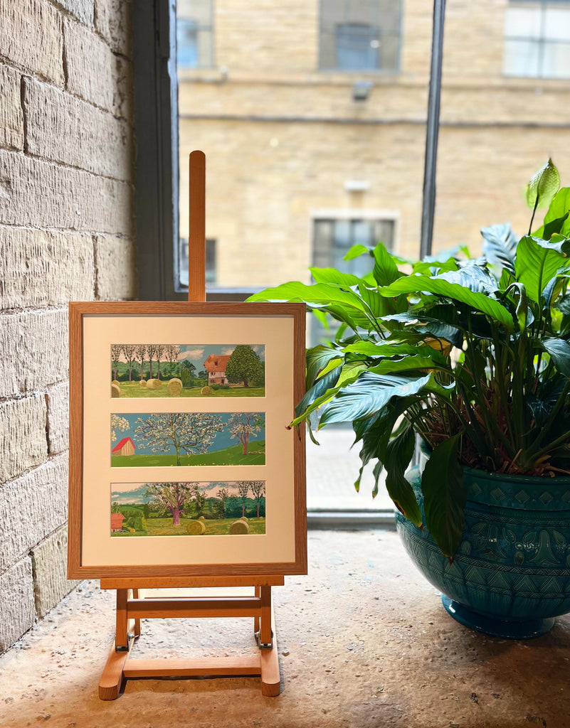 A Year in Normandie Postcard Frame (3 images / portrait)