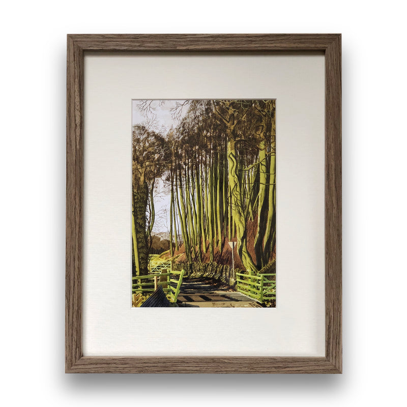 Longstone Peak by Simon Palmer - small framed print