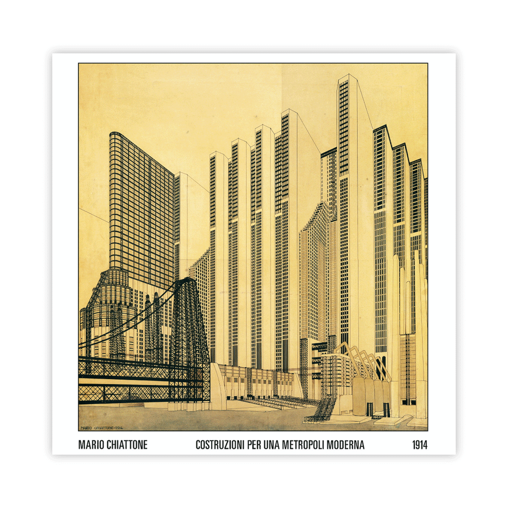 Mario Chiattone, Metropoli Moderna / Modern Metropolis poster