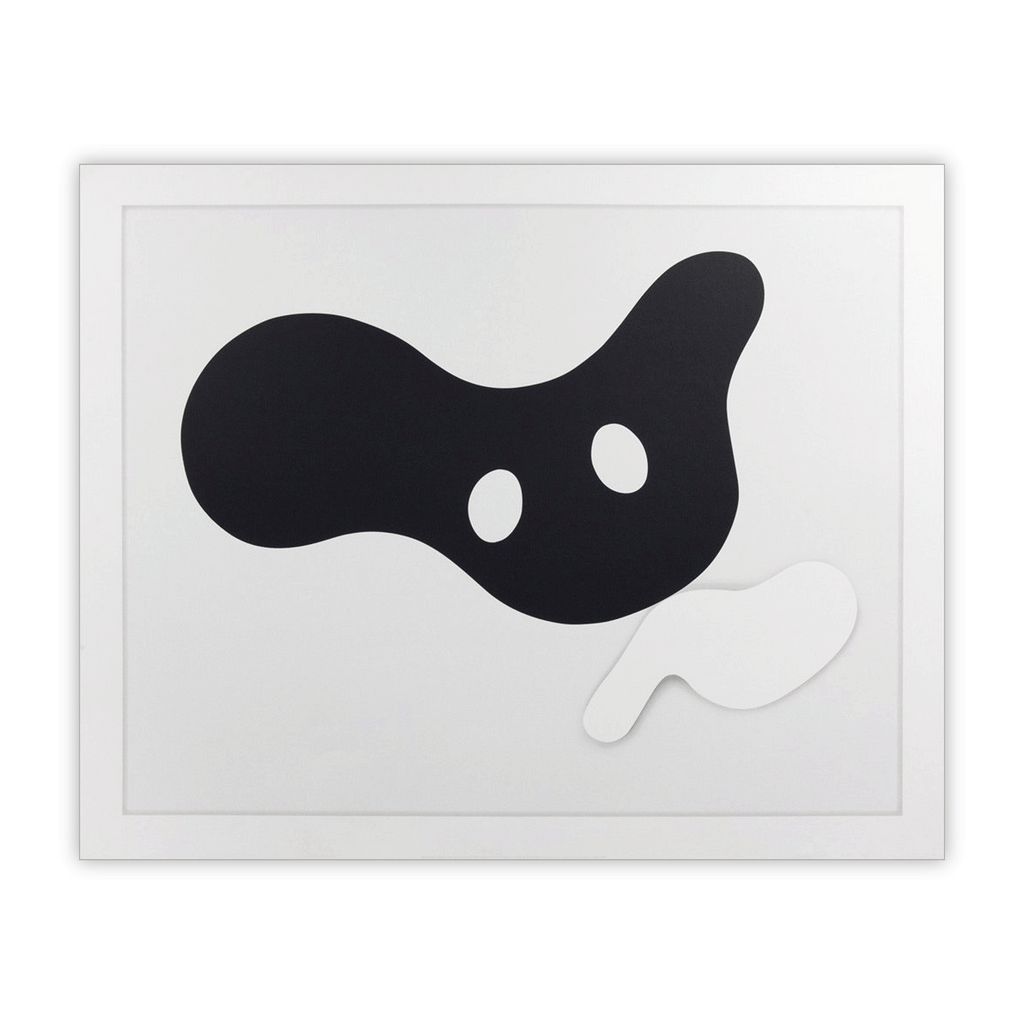 Maskenspiel (Masquerade), 1932 by Jean Arp: hand-printed silkscreen poster