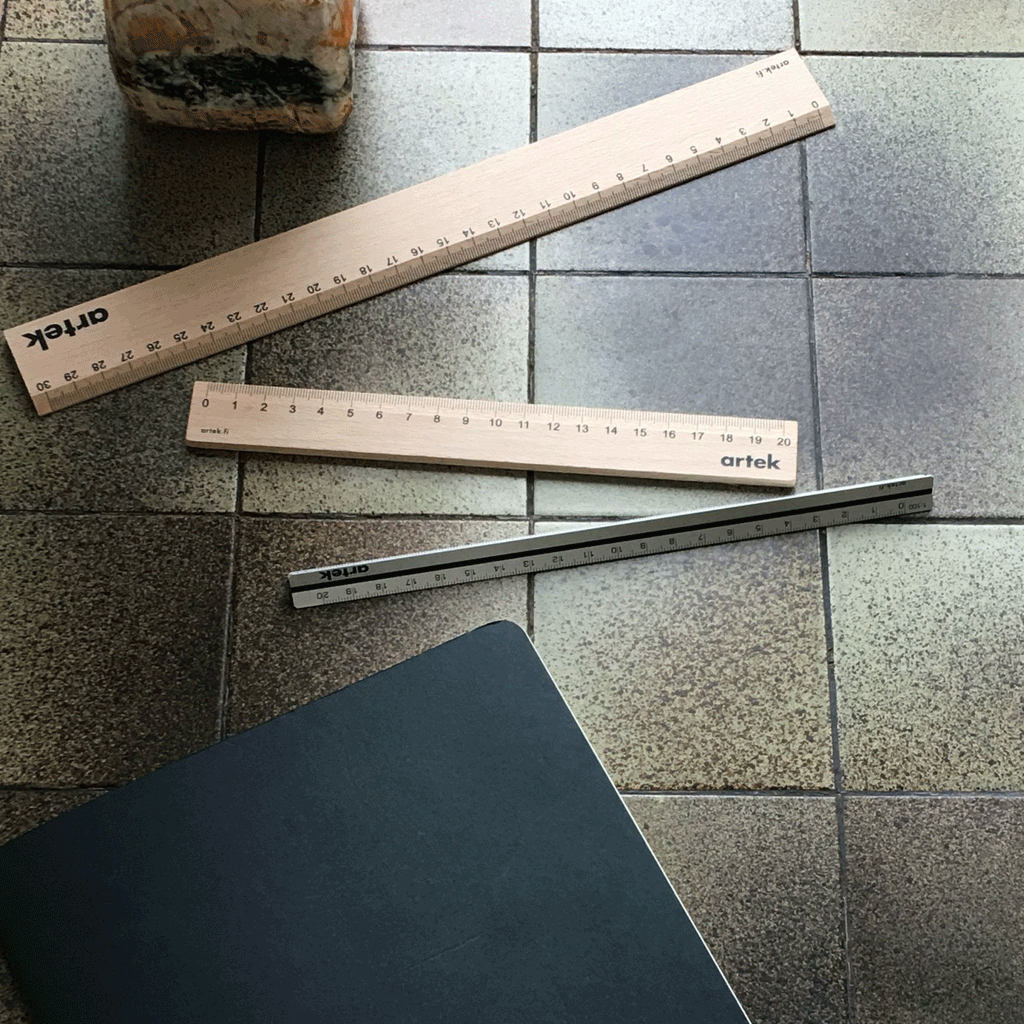 Aluminium Architect's Scale, 20cm by Artek