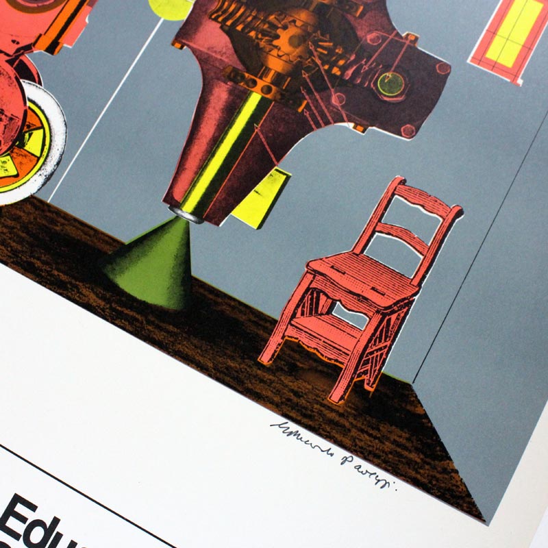 Metaphysical Translations: signed poster by Eduardo Paolozzi (Galerie Mikro, 1969)