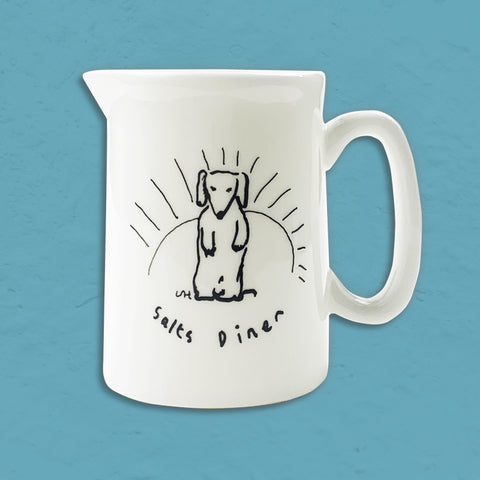 David Hockney Diner Dog Jug (1/4 pint)