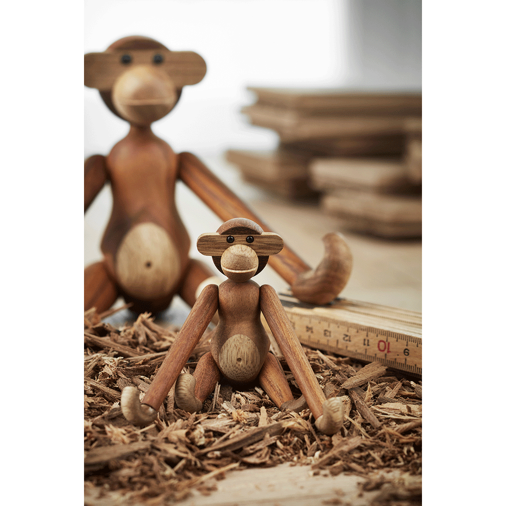 Mini Monkey - Teak & Limba Wood (des Kay Bojesen, 1951)