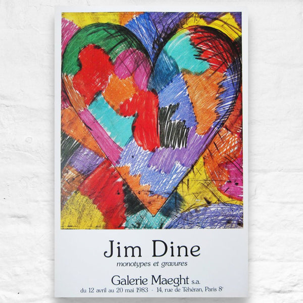 Monotypes et Gravures poster by Jim Dine (Galerie Maeght