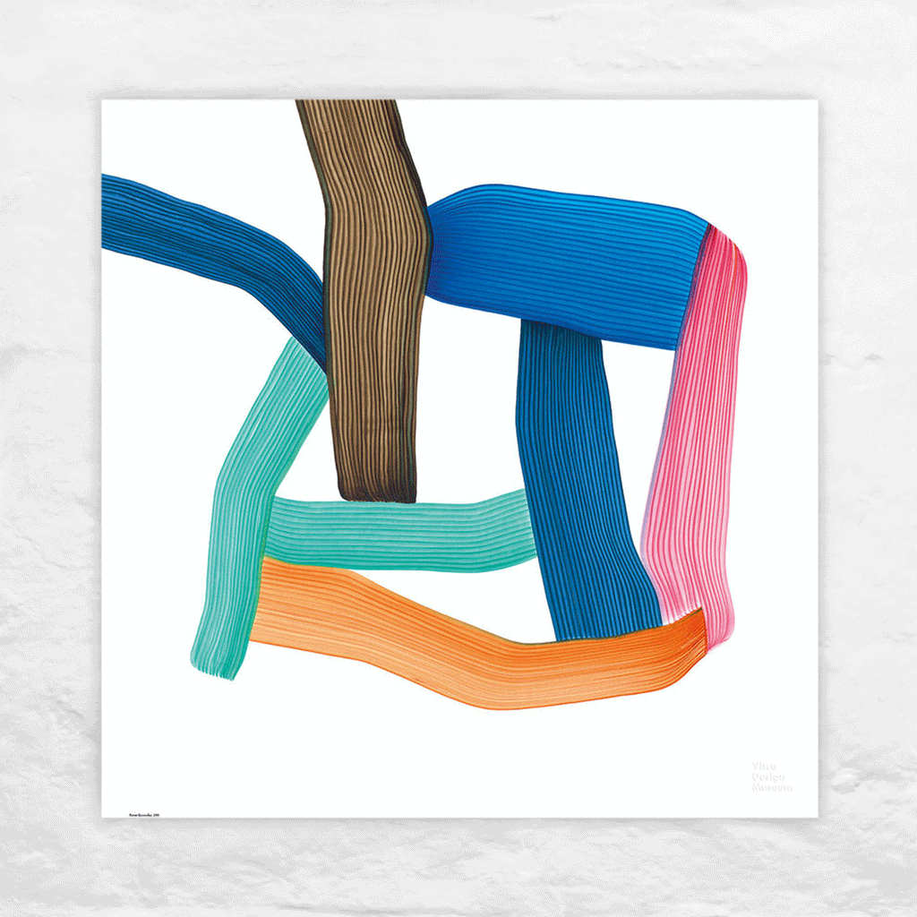 VDM Drawing poster, multicolour, 2018-19 by Ronan Bouroullec