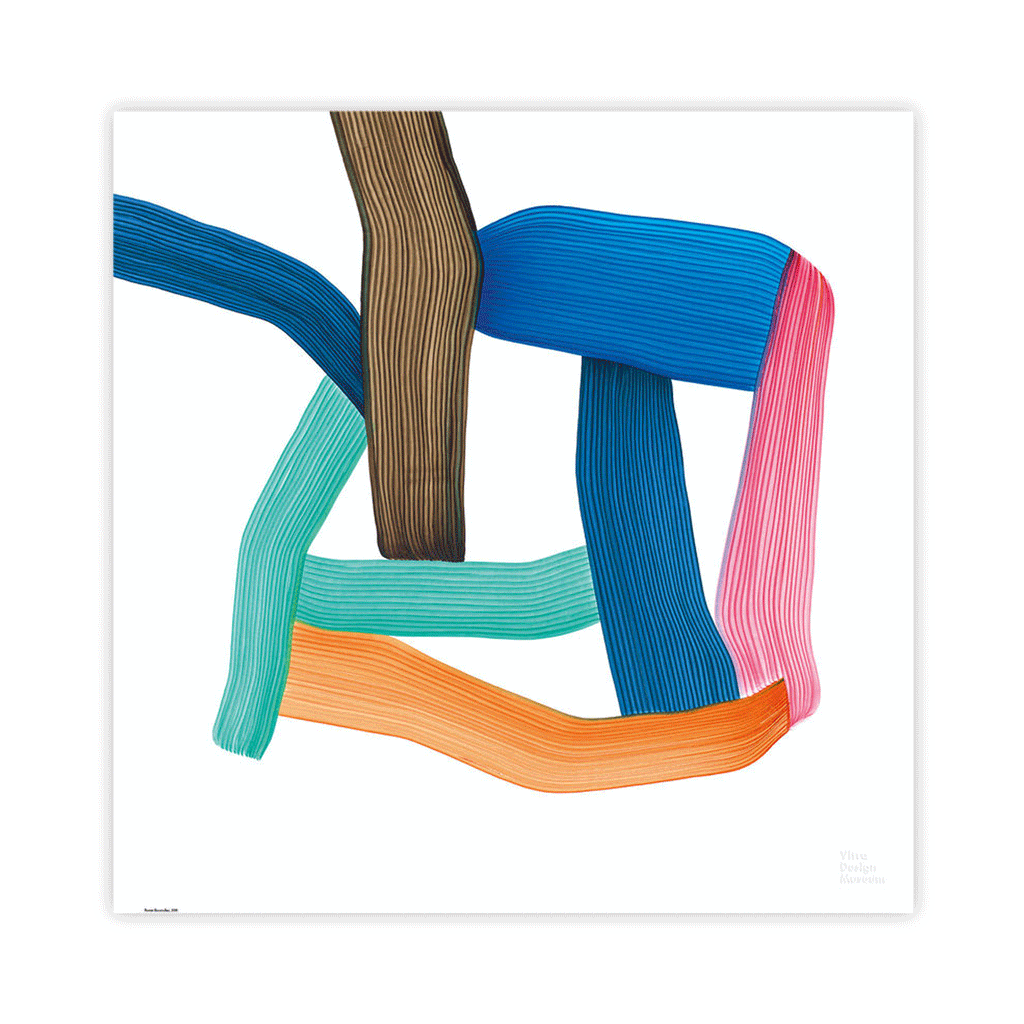VDM Drawing poster, multicolour, 2018-19 by Ronan Bouroullec