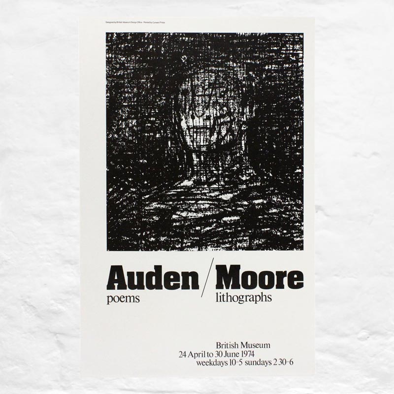 Detail from Multitude Poster by Henry Moore / W.H. Auden (British Museum, London, 1974)