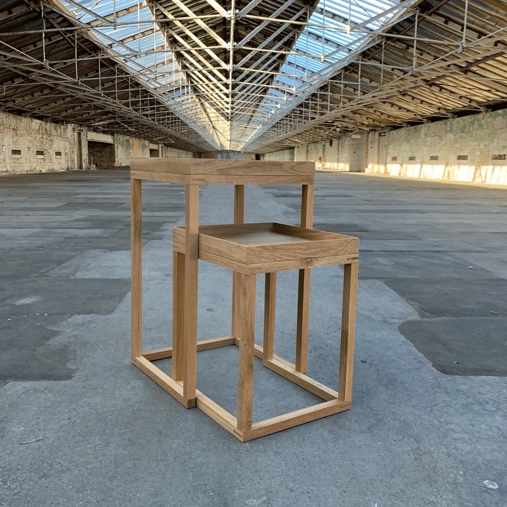 Nest of Tables des. Lincoln Rivers (made by Wireworks)