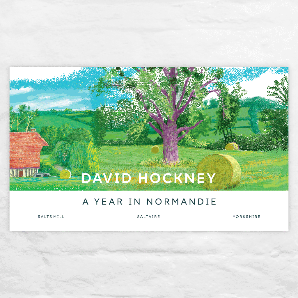 A Year in Normandie Poster by David Hockney (Purple Tree)