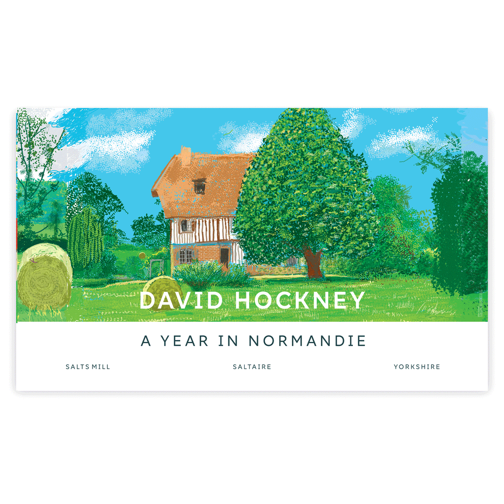 A Year in Normandie Poster by David Hockney (House and Tree)