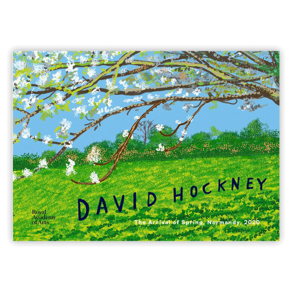 The Arrival of Spring, Normandy, 2020 by David Hockney (hardback)