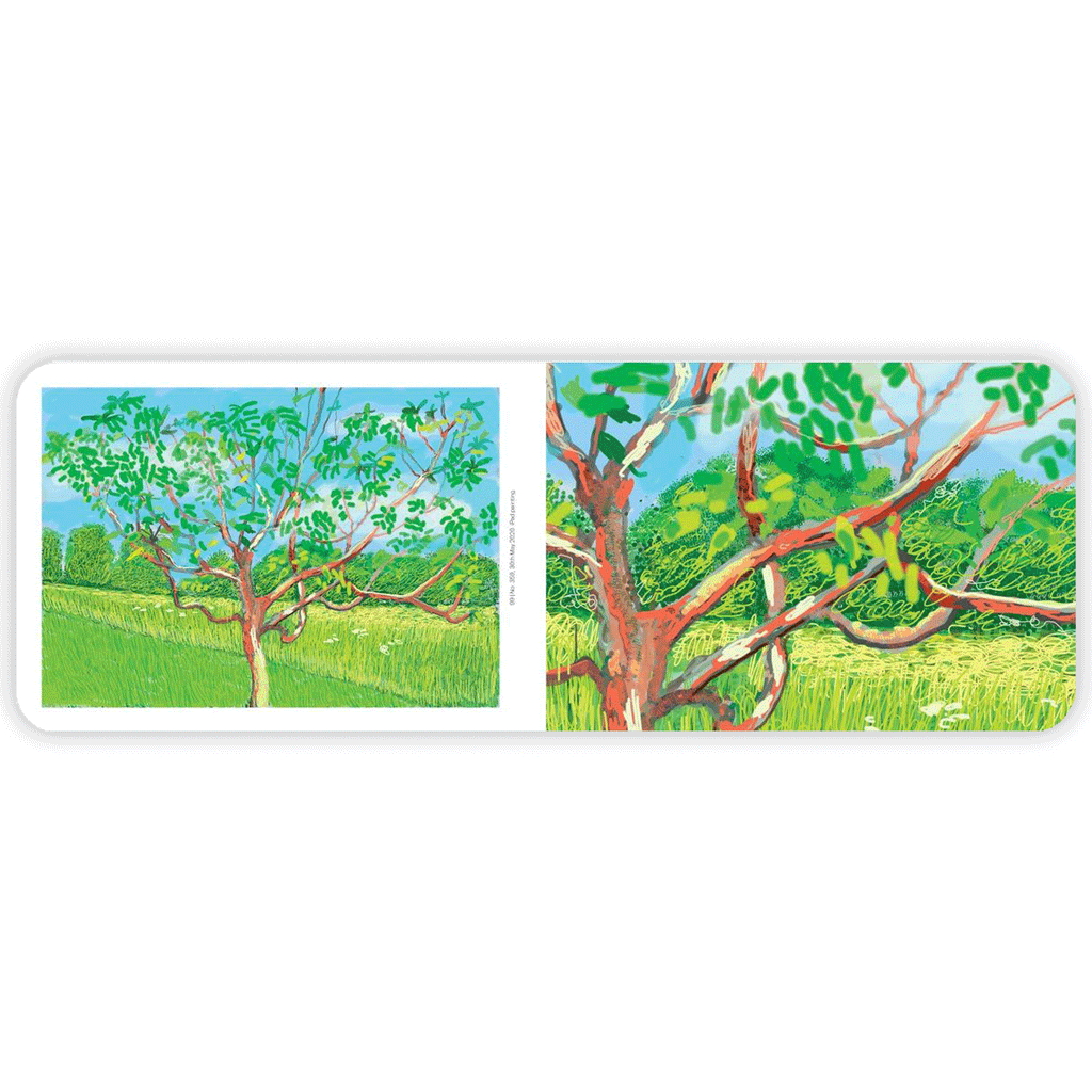 The Arrival of Spring, Normandy, 2020 by David Hockney (hardback)