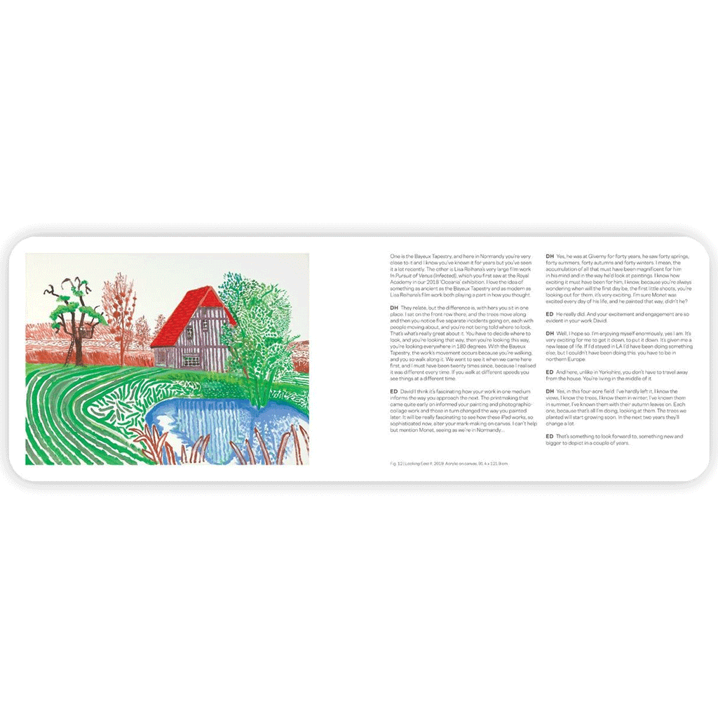 The Arrival of Spring, Normandy, 2020 by David Hockney (hardback)