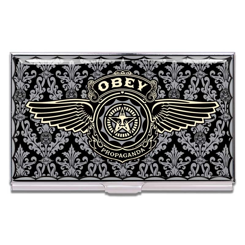 Obey business card case (des. Shepard Fairey)