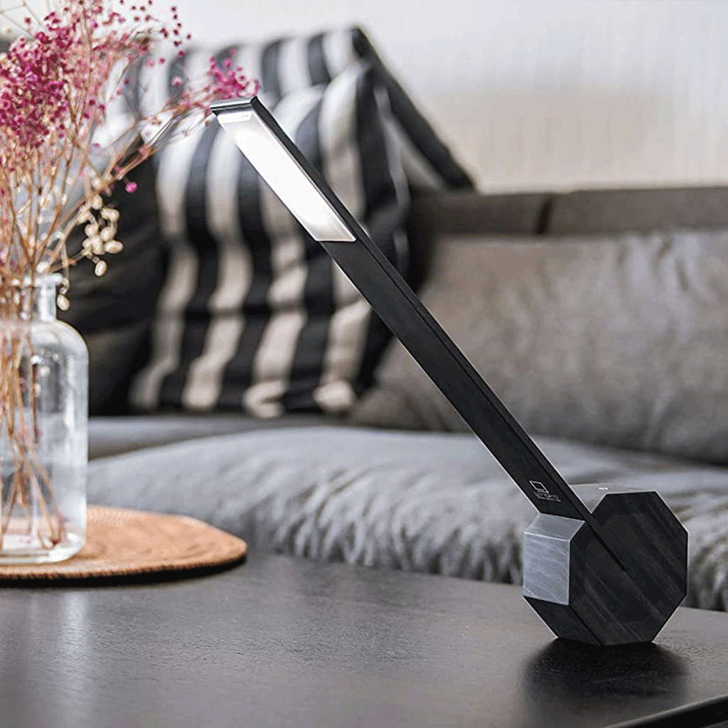 Octagon One Portable Desk Light - black - des. Paul & Natalie Sun