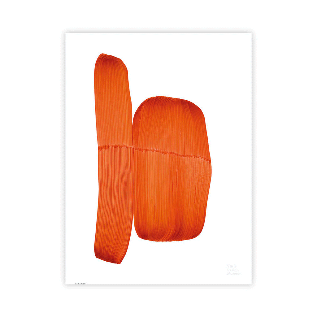 VDM Drawing poster, orange, 2018-19 by Ronan Bouroullec