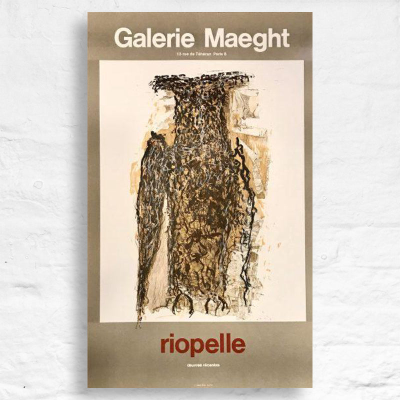 Owl (1970) poster by Jean-Paul Riopelle